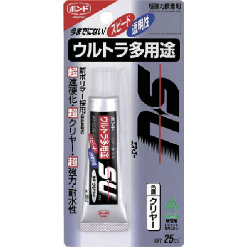 【TRUSCO】コニシ　ボンドウルトラ多用途ＳＵ　２５ｍｌ　クリアー